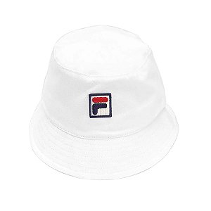 Chapeu Bucket Fila Unissex Classic Branco