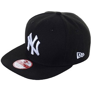 Boné New York Yankees strapback White on Black MLB - New Era