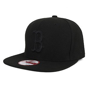 Boné Boston Red Sox Strapback black on black MLB - New Era