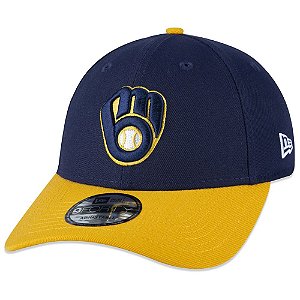 Boné New Era Milwaukee Brewers 940 SN Aba Curva