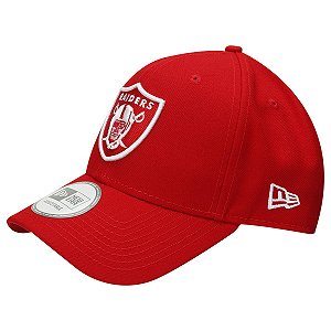 Boné Oakland Raiders 940 Snapback White on Red - New Era