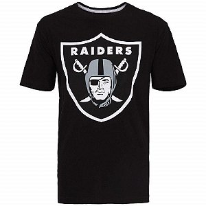 Camiseta Oakland Raiders Basic Logo Preto - New Era