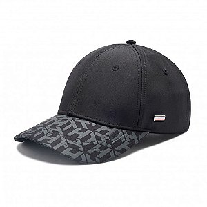 Boné Tommy Hilfiger Elevated Business Cap Aba Curva Preto