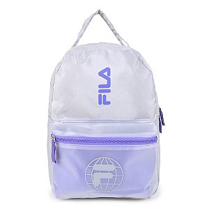 Mochila Fila Unissex Accent Cinza Roxo