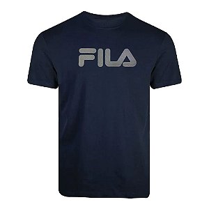 Camiseta Fila Manga Curta Masculina Letter Premium