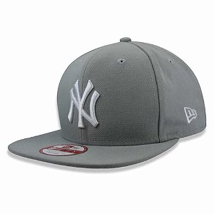 Boné New York Yankees strapback White on Gray MLB - New Era