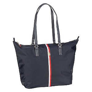 Bolsa Feminina Tommy Hilfiger Poppy Tote Corp Azul Marinho