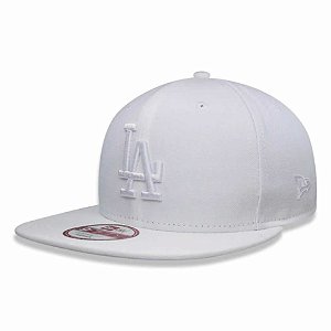 Boné Los Angeles Dodgers Strapback White on White MLB - New Era