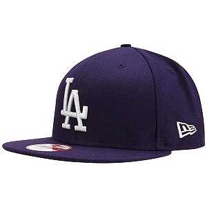 Boné Los Angeles Dodgers 950 White on Purple MLB - New Era