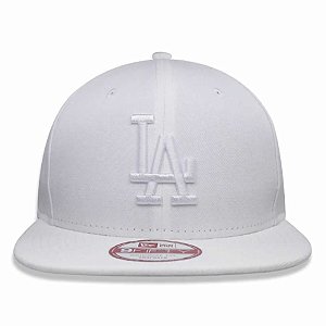 Boné Los Angeles Dodgers 950 White on White Branco MLB - New Era