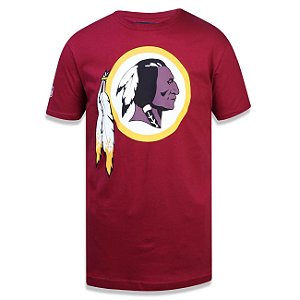 Camiseta Washington Redskins Basic Vermelho - New Era