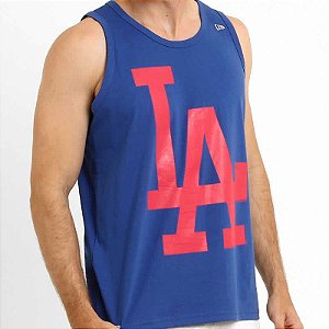 Regata Los Angeles Dodgers MLB Azul/Vermelho - New Era