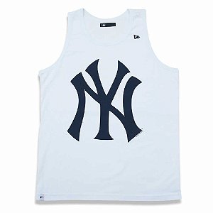 Regata New York Yankees MLB Branco/Marinho - New Era