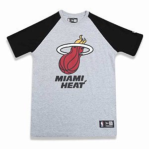 Camiseta Miami Heat NBA Heather Basic - New Era