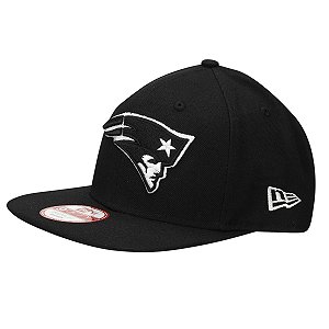 Boné New England Patriots 950 White on Black - New Era