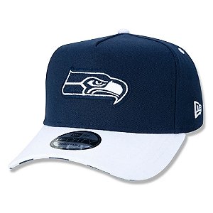 Boné New Era Seattle Seahawks 940 Soccer Style Azul Marinho