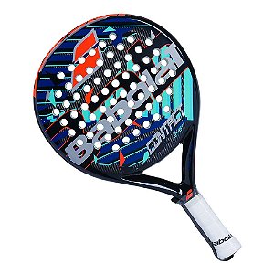 Raquete de Padel Babolat Contact Azul Laranja FIRST DOWN