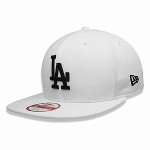 Boné Los Angeles Dodgers strapback Black on White MLB - New Era