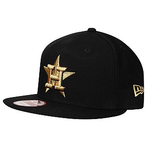 Boné Houston Astros 950 Gold on Black MLB - New Era