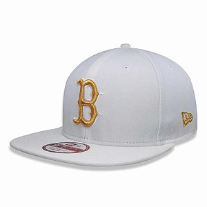 Boné Boston Red Sox Strapback Gold on White MLB - New Era