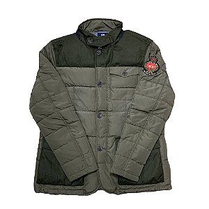 Jaqueta Puffer La Martina Nylon Bordado