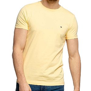Camiseta Tommy Hilfiger Essential Amarelo