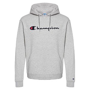 Moletom Champion Felpado c Capuz Superfleece Script Logo