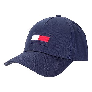 Boné Tommy Hilfiger Big Flag Cap Azul Marinho