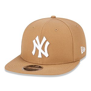 Boné New York Yankees 950 Basic White on Kaki MLB - New Era