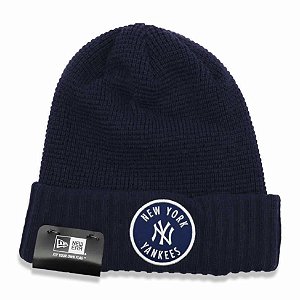 Gorro Touca New york Yankees Emblem Waffle Azul - New Era