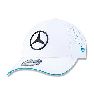 Boné New Era Mercedes-Benz 940 EQ Formula E Aba Curva Branco