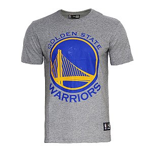 Camiseta Golden State Warriors NBA Basic Cinza - New Era