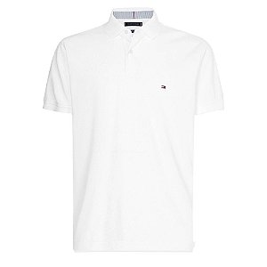 Camiseta Gola Polo Tommy Hilfiger Wcc Regular Branco