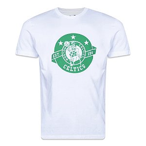 Camiseta New Era Boston Celtics Energy Spirit Branco
