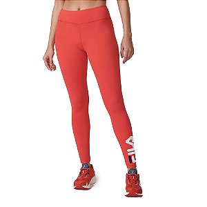 Legging Fila Feminina Letter Vermelho