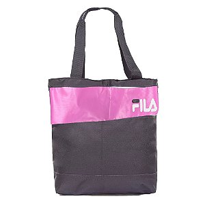 Bolsa De Ombro Fila Unissex Multi Preto Rosa