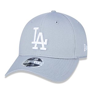 Boné Los Angeles Dodgers 3930 White on Gray MLB - New Era