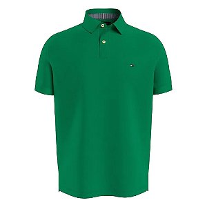 Camiseta Gola Polo Tommy Hilfiger Im 1985 Regular Verde