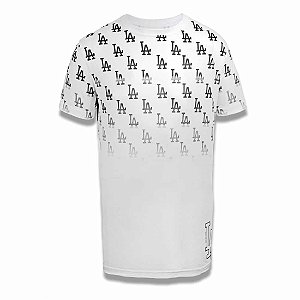 Camiseta Los Angeles Dodgers Full Print Branco - New Era