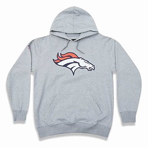 Casaco Moletom Denver Broncos Basic Logo Cinza - New Era