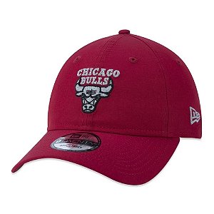 Boné New Era Chicago Bulls 920 Performance Bordô