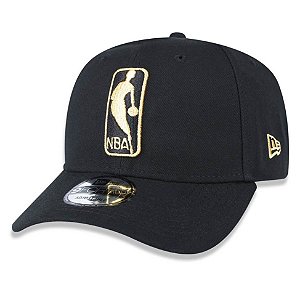 Boné logo NBA 940 Snapback Gold on Black - New Era