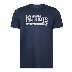 Camiseta New Era New England Patriots Team Azul Marinho