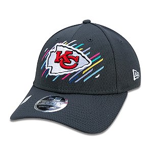 Boné New Era Kansas City Chiefs 940 Crucial Catch Cinza