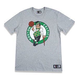 Camiseta Boston Celtics Basic Logo Cinza NBA - New Era