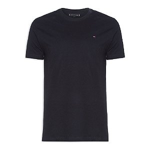 Camiseta Tommy Hilfiger WCC Essential CTN Tee Azul Marinho