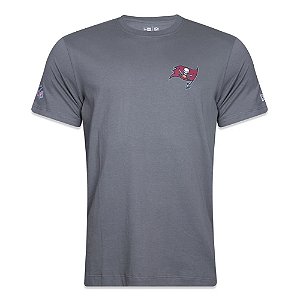 Camiseta New Era Tampa Bay Buccaneers Core Cinza Escuro