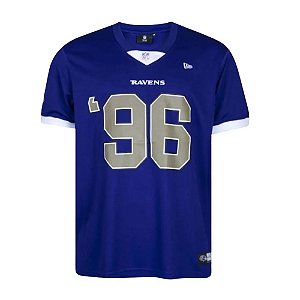 Camiseta Jersey New Era Baltimore Ravens Core Roxo