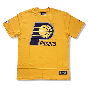 Camiseta Indiana Pacers NBA Basic Amarelo - New Era