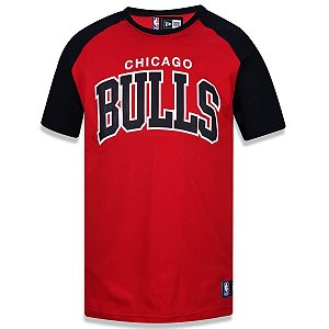 Camiseta Chicago Bulls Raglan Whipe NBA - New Era